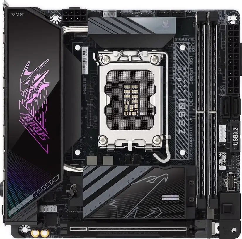 Montaje Placa Base Gigabyte Z890I AORUS ULTRA Gaming PC Lozoyuela